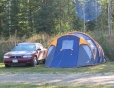 Tenting in iRVin's RV Park